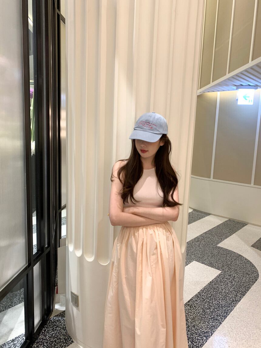 【dress】ギャザーノースリーブワンピース G20133