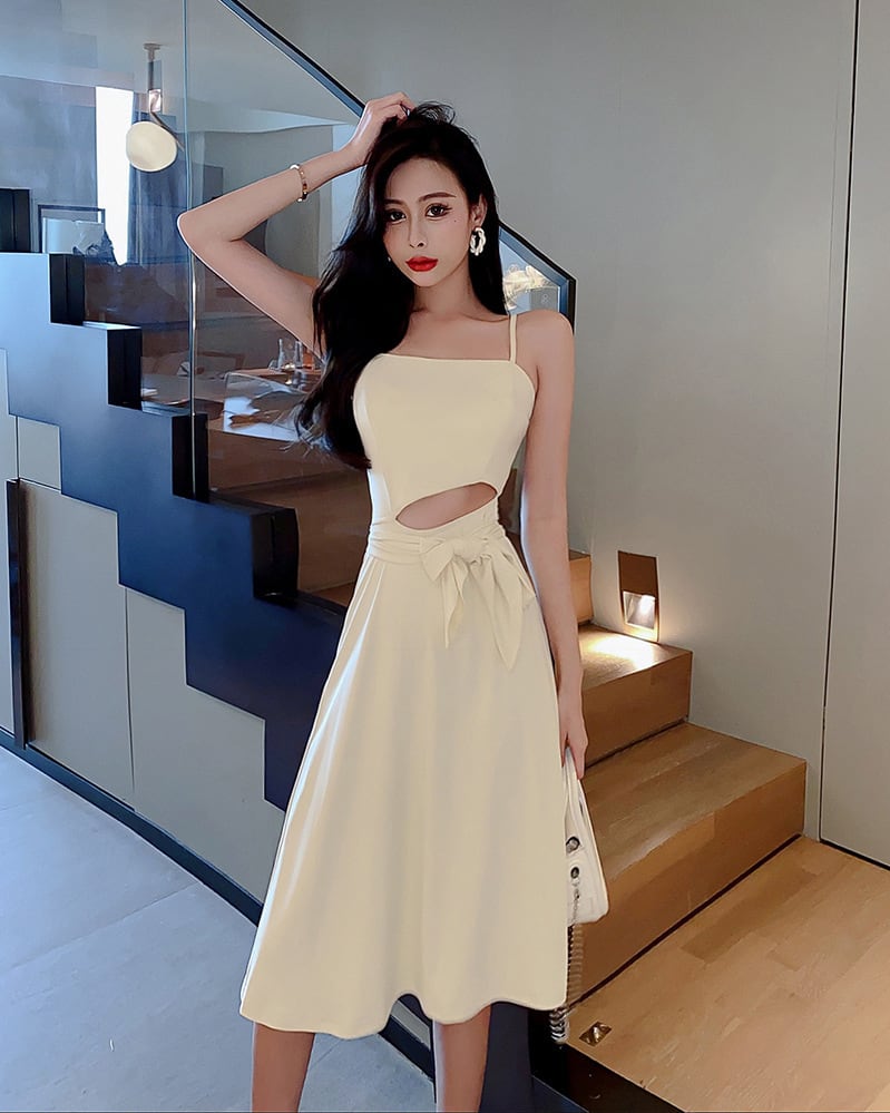 【dress】ウエストカットキャミワンピース　M24105