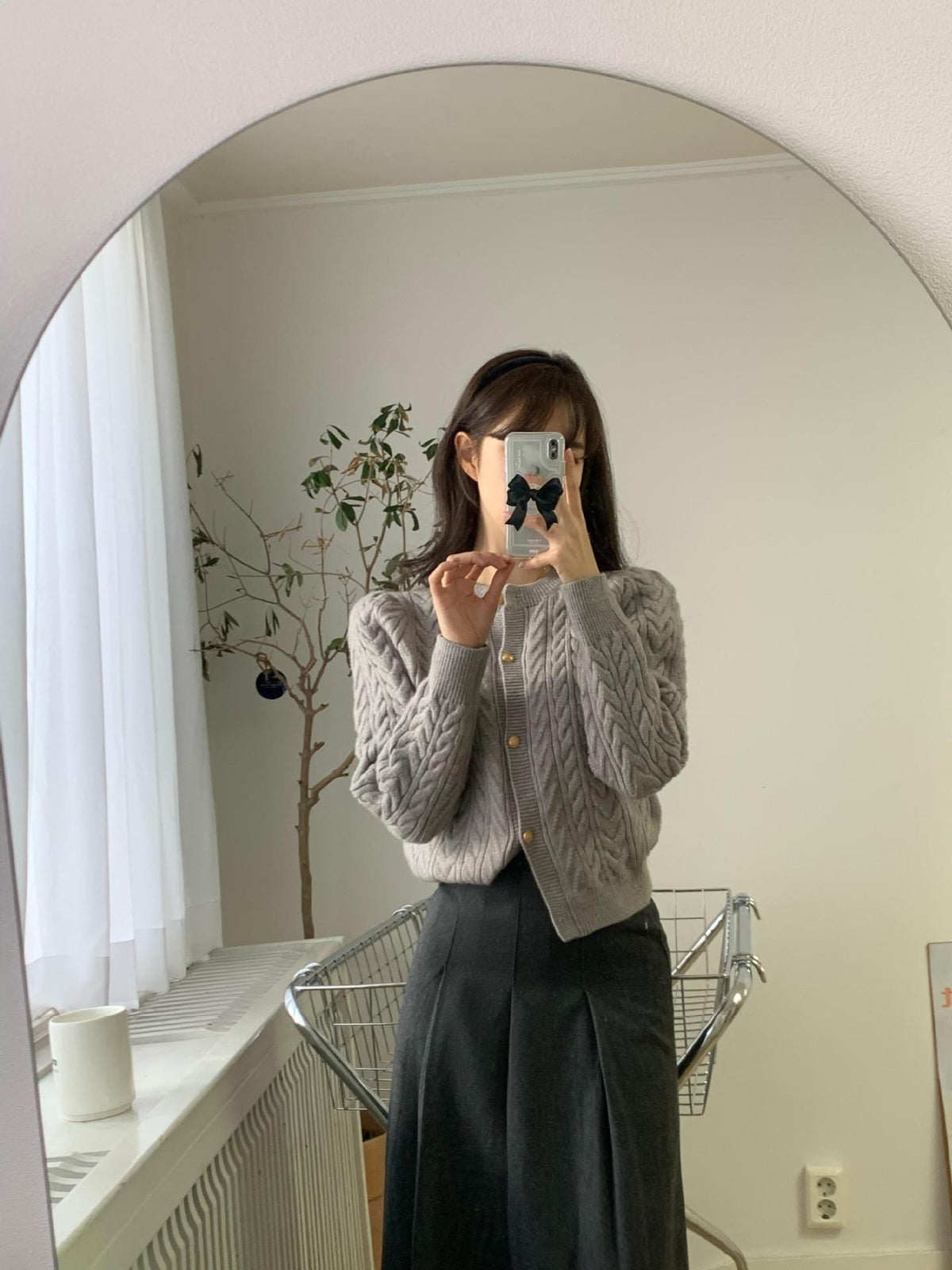 【outer】ニットカーデ　M26927