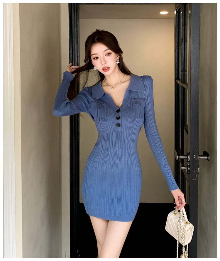 【dress】ニットワンピース　M26355