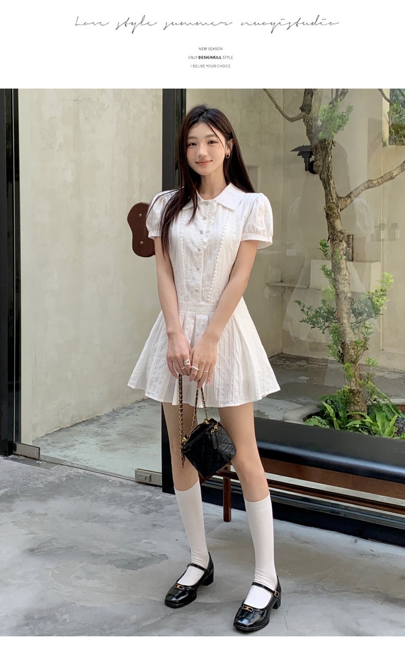 【dress】シャツワンピース　M25311