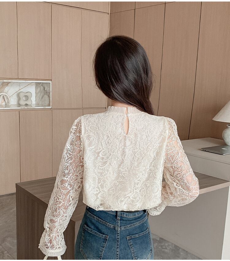 【tops】レースシャツトップス　M28803