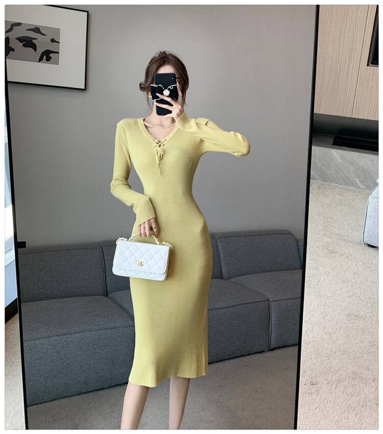【dress】ニットワンピース　M18562