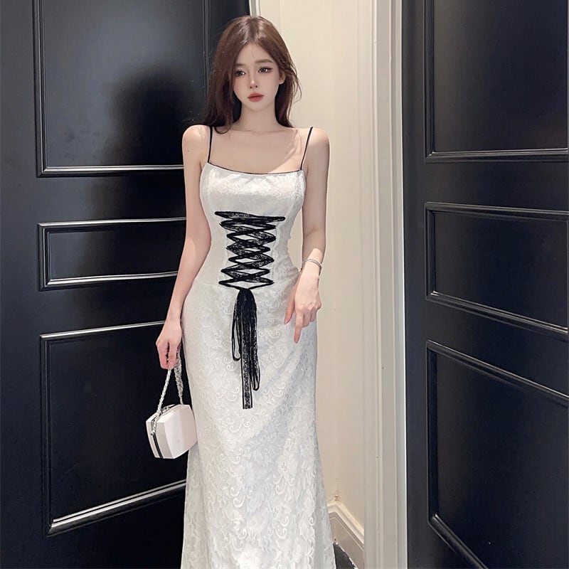 【dress】レースキャミワンピース　M24597