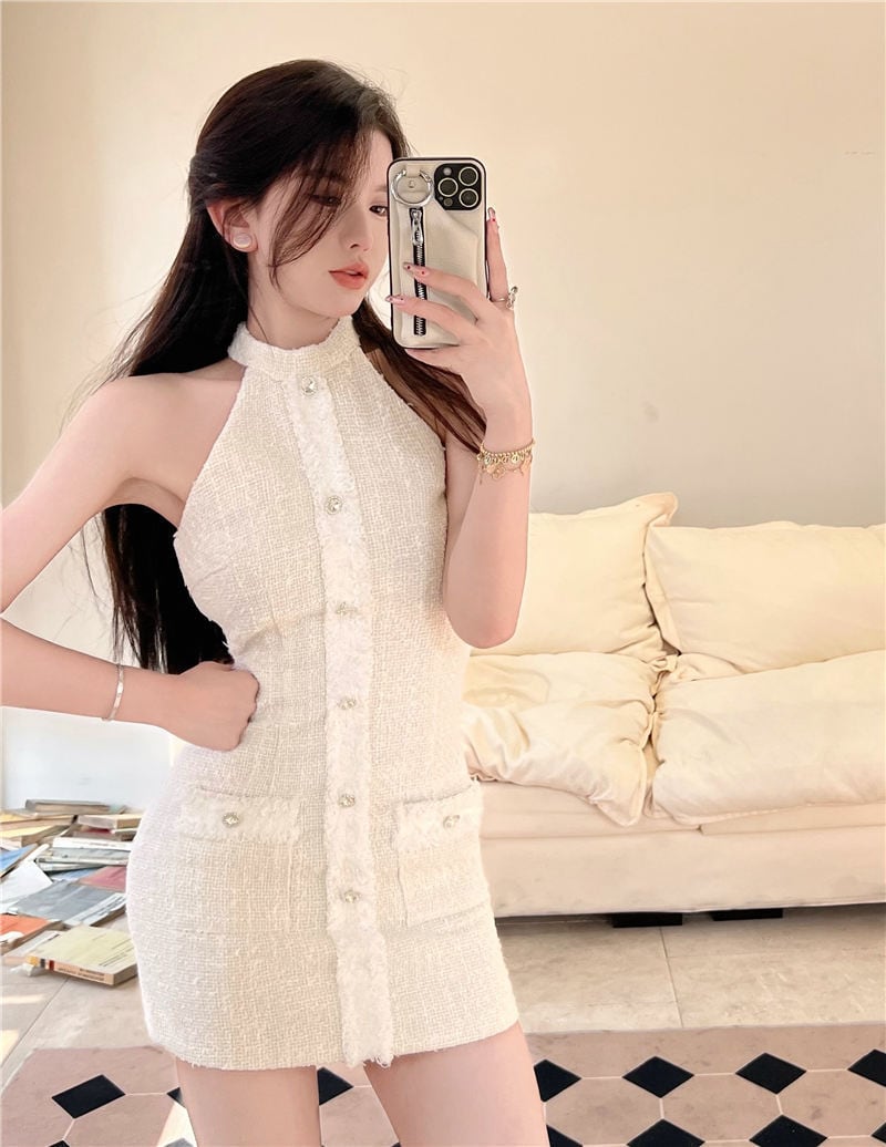 【dress】ホルターネックワンピース　M24203