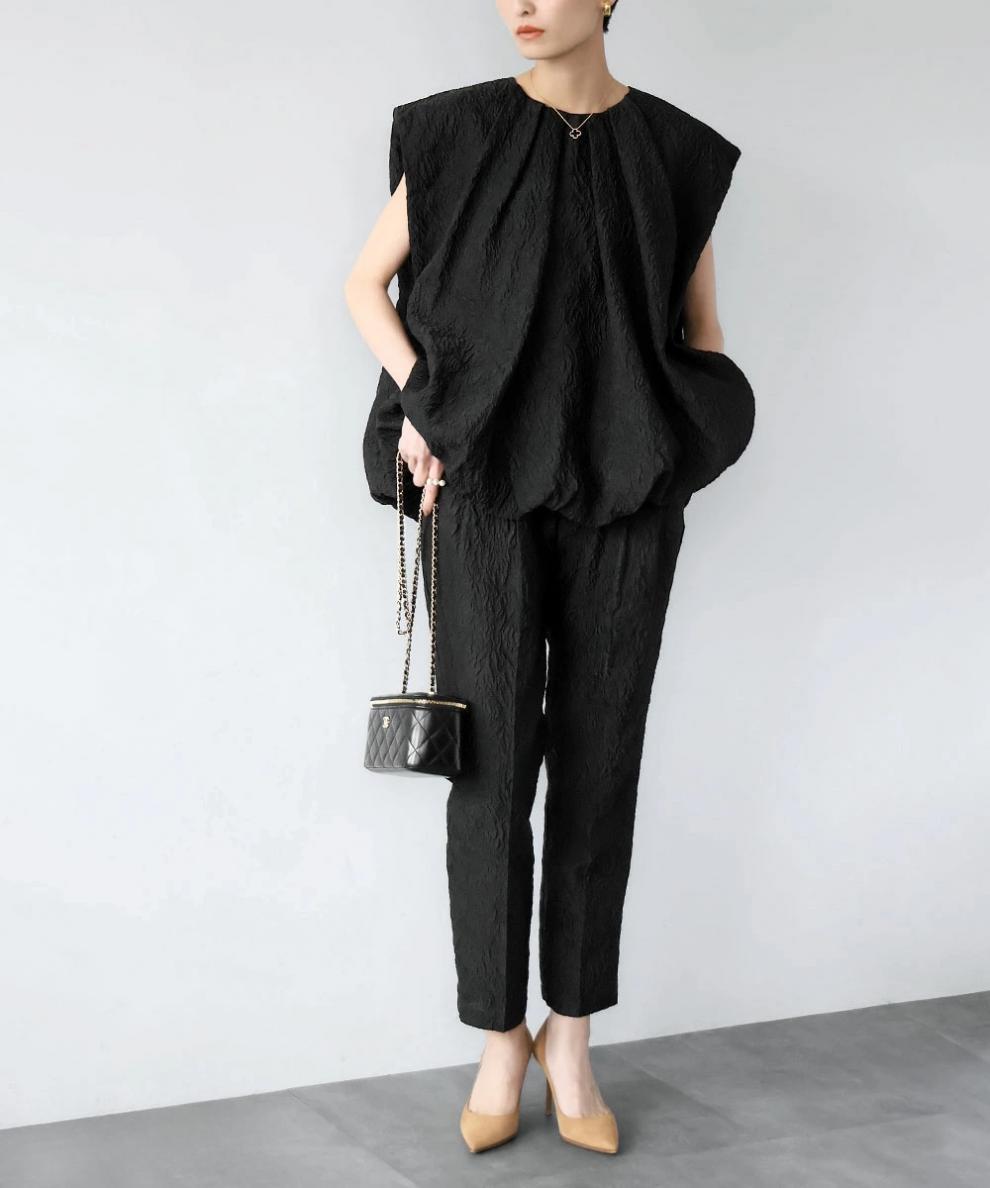 【tops】ジャカードトップス　M24075