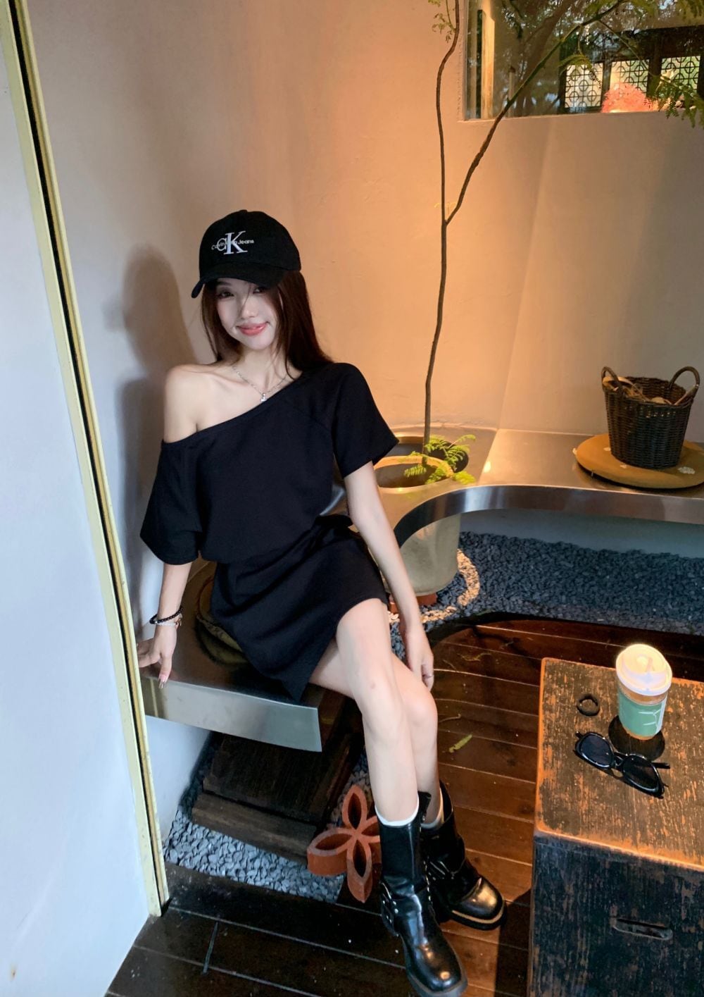 【dress】オフショルダーワンピース　M24895