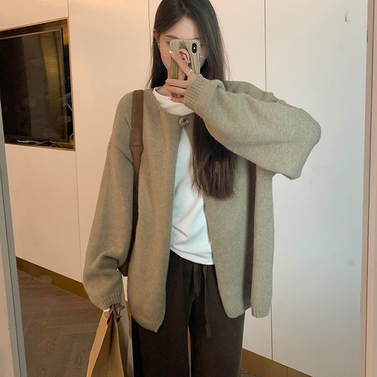 【outer】ニットカーデ　M27262