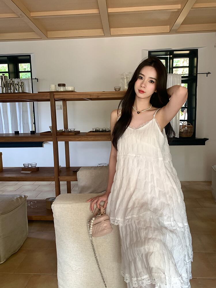 【dress】Vネックロングワンピース G20465