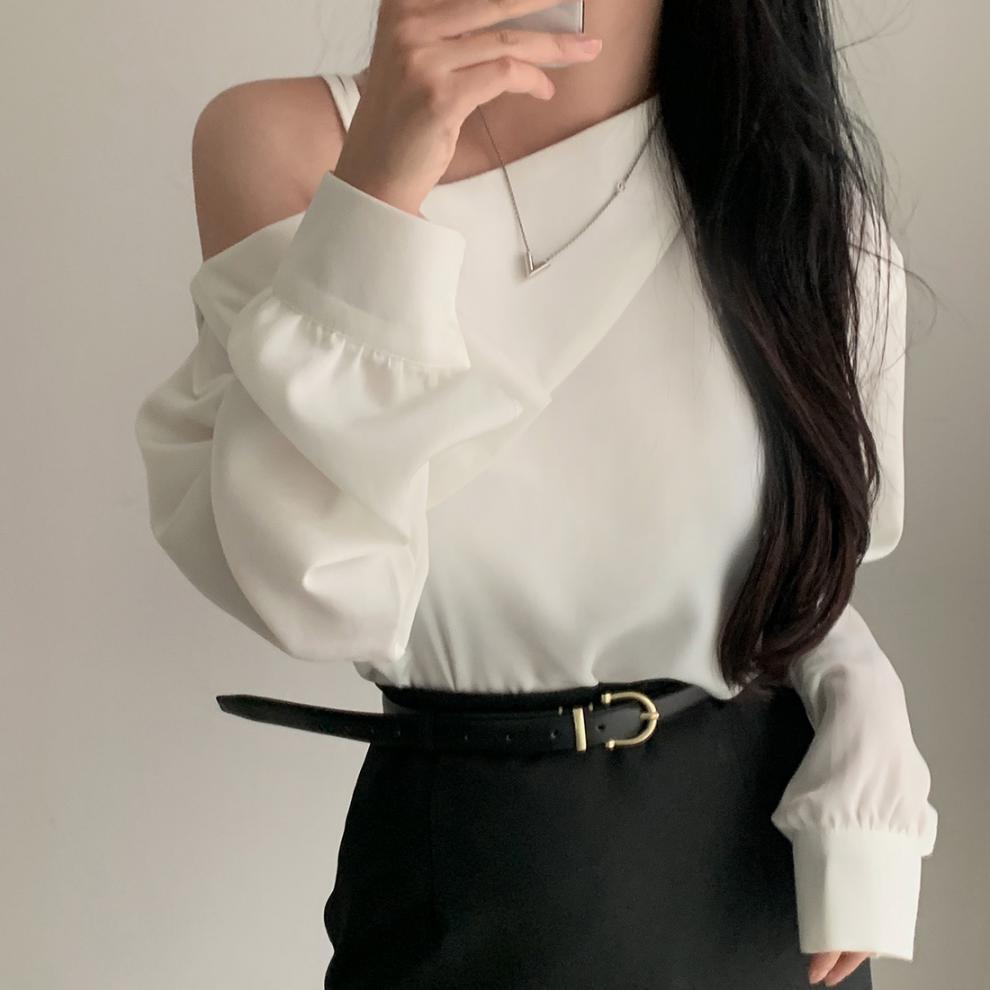 【tops】オフショルダートップス　M25763