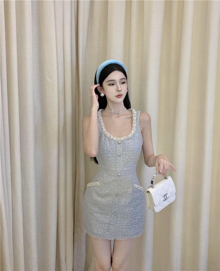 【dress】パールデートワンピース　M25199