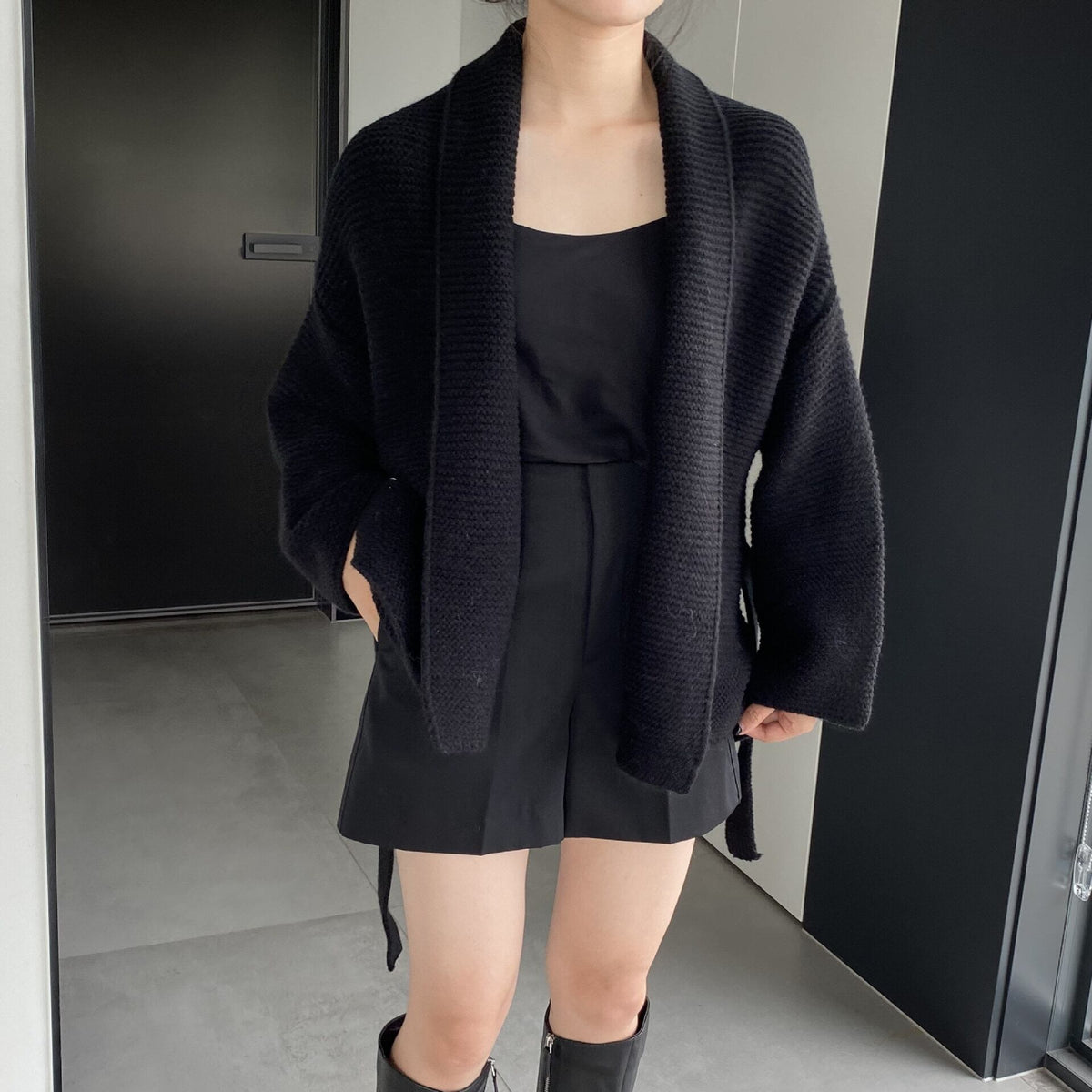 【outer】ニットカーデ　M18733