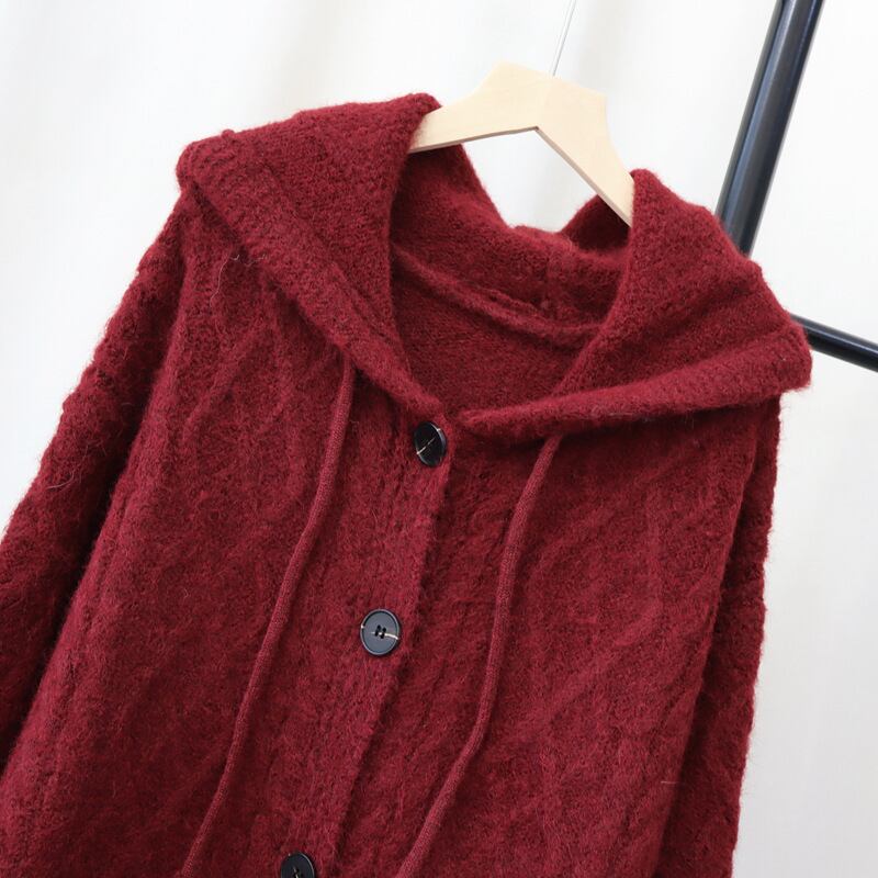 【outer】ロング丈ニットカーデ　M27038