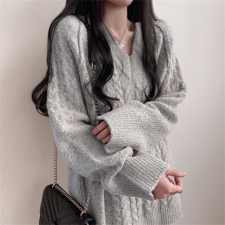 【tops】ニットセーター　M25793