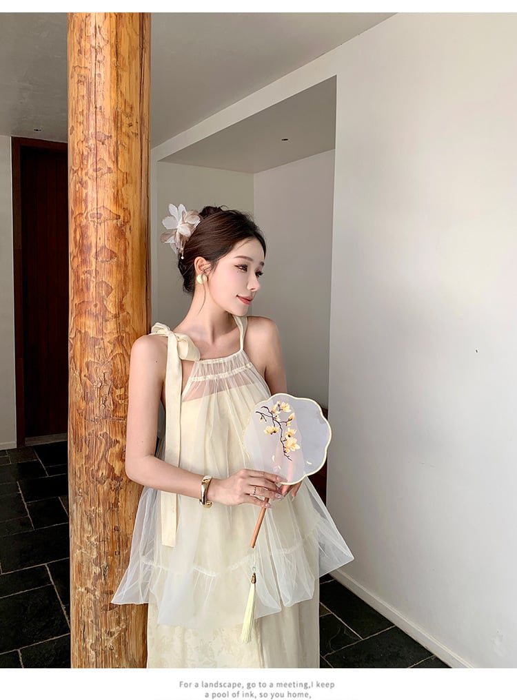 【dress】ホルターネックワンピース　M24764