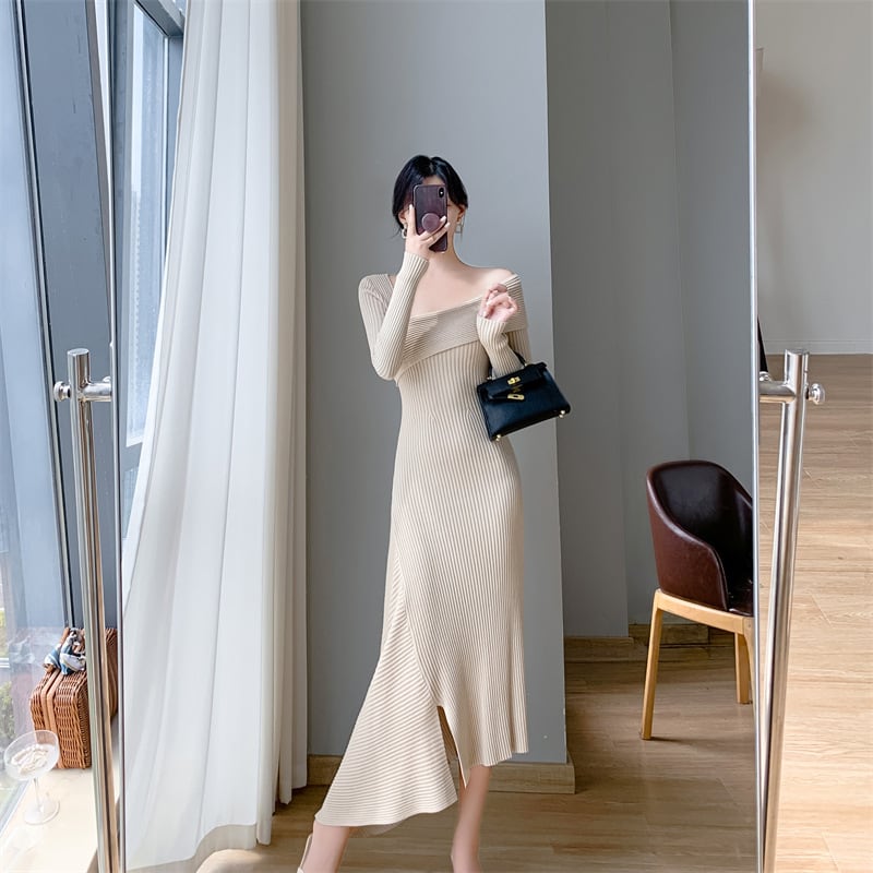 【dress】ニットワンピース　M18561
