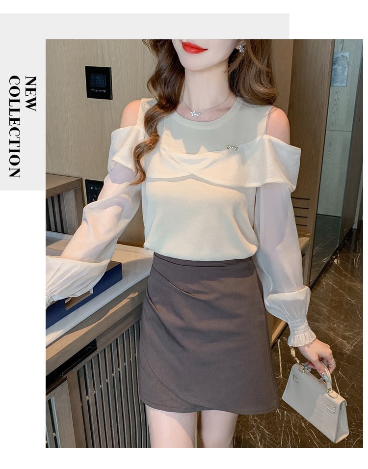 【tops】オフショルダートップス　M29037