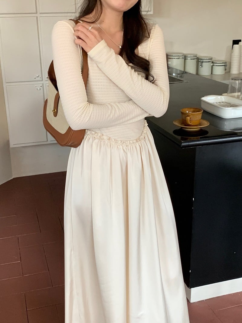 【dress】切り替えワンピース　M25711