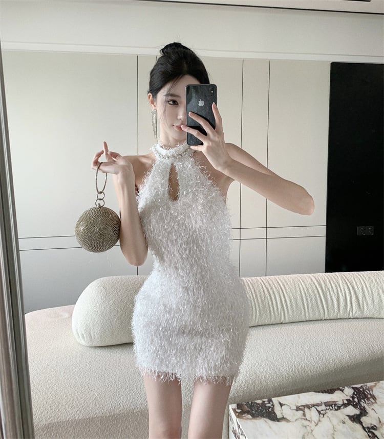 【dress】バックレスワンピース　M24446