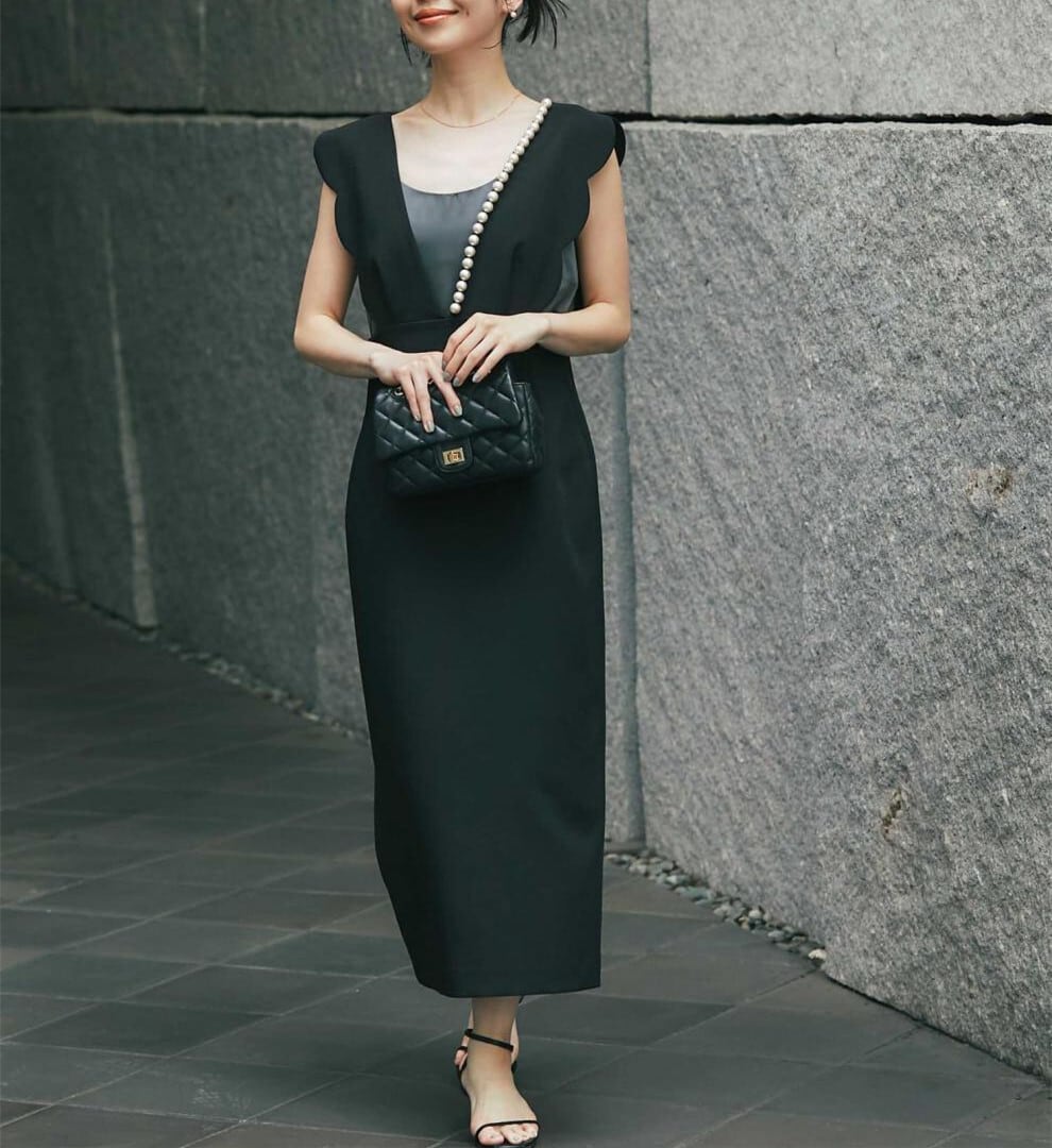 【dress】パールベストワンピース　M26117