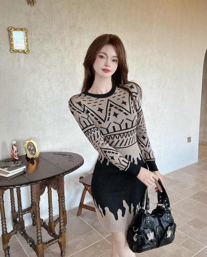 【dress】ニットワンピース　M27816