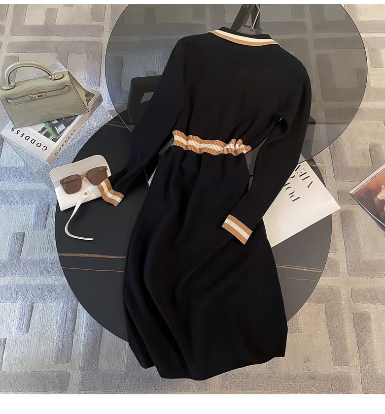 【dress】ニットワンピース　M25365