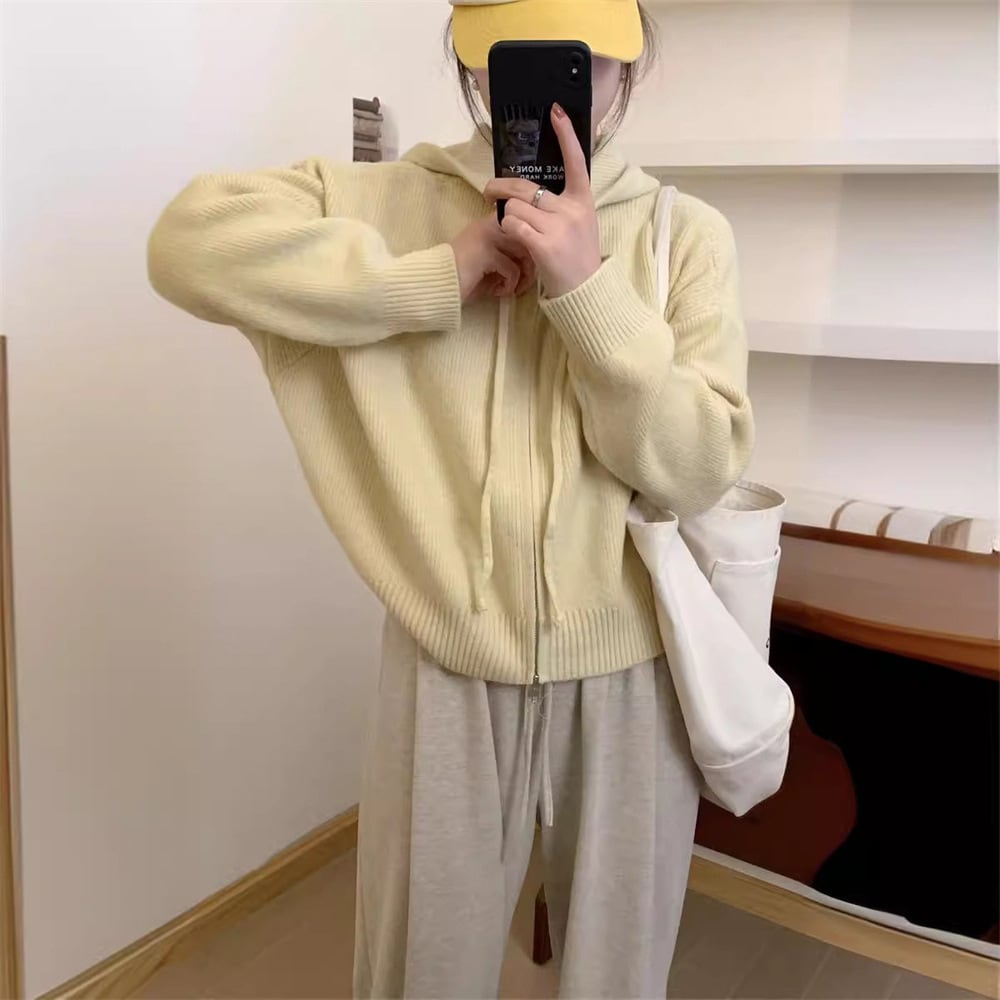 【outer】Wジップニットカーデ　M25963