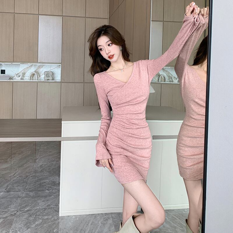 【dress】ニットワンピース　M19051