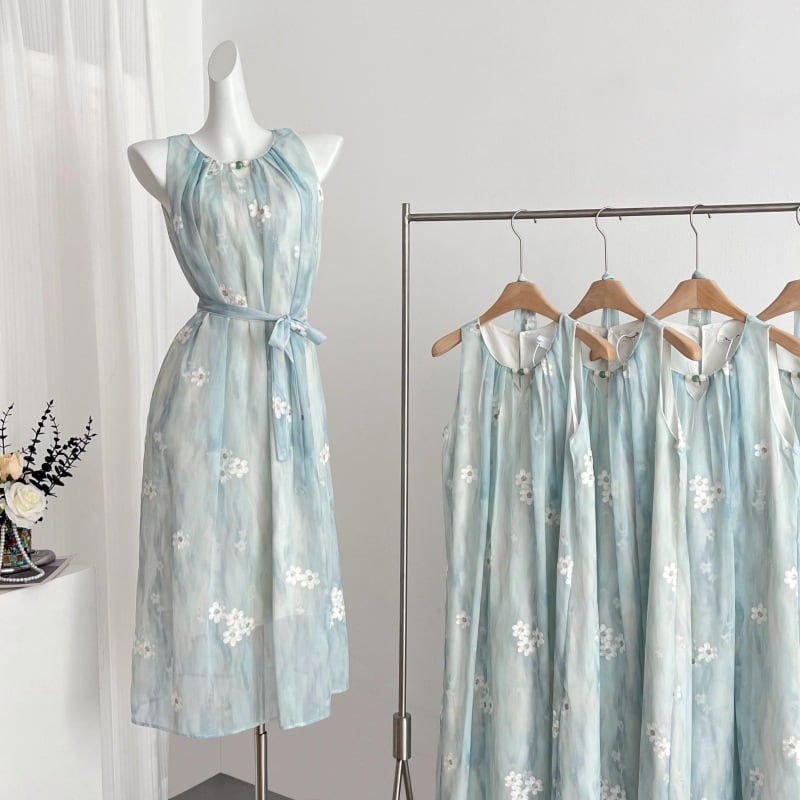 【dress】ノースリーブワンピース　M25149