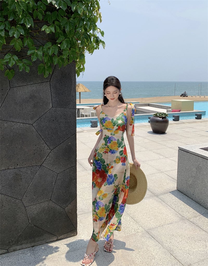 【dress】プリントキャミワンピース G21096