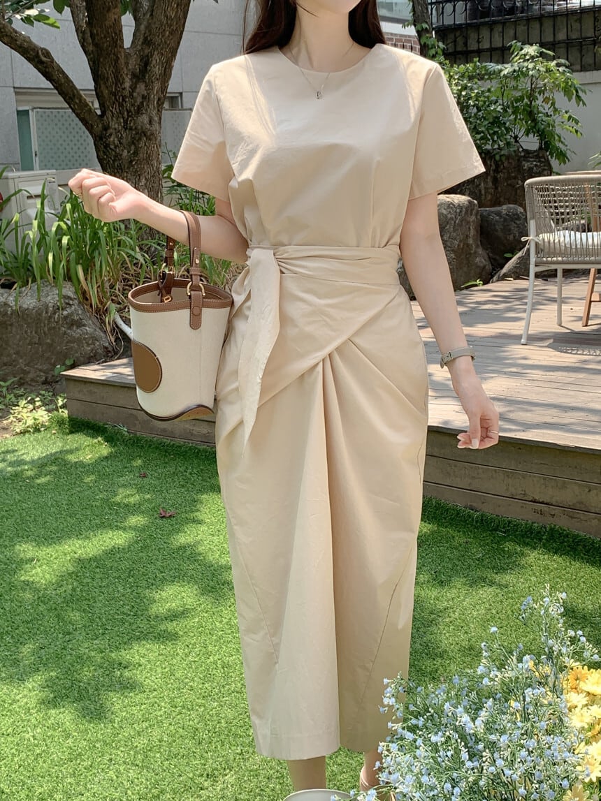 【dress】無地ワンピース　M24810