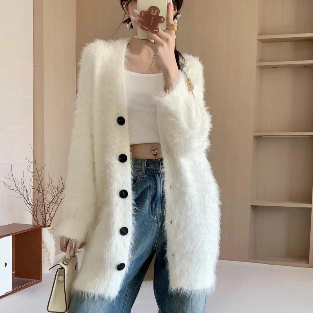 【outer】ニットカーデ　M27326
