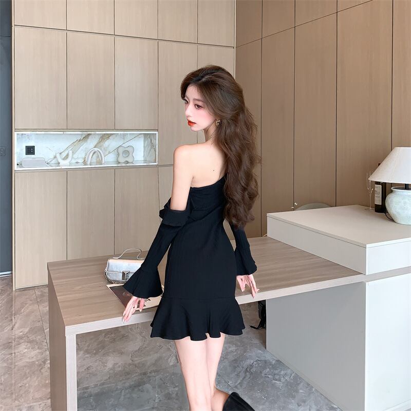 【dress】オフショルダーワンピース　M19086