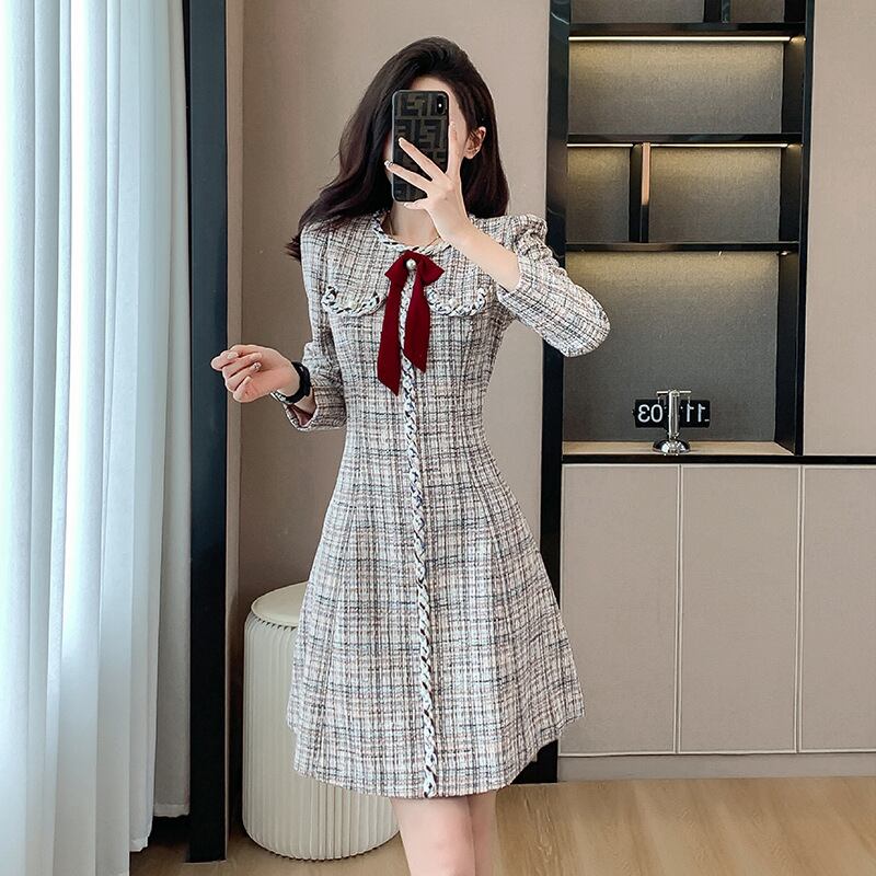 【dress】ツイードワンピース　M18608