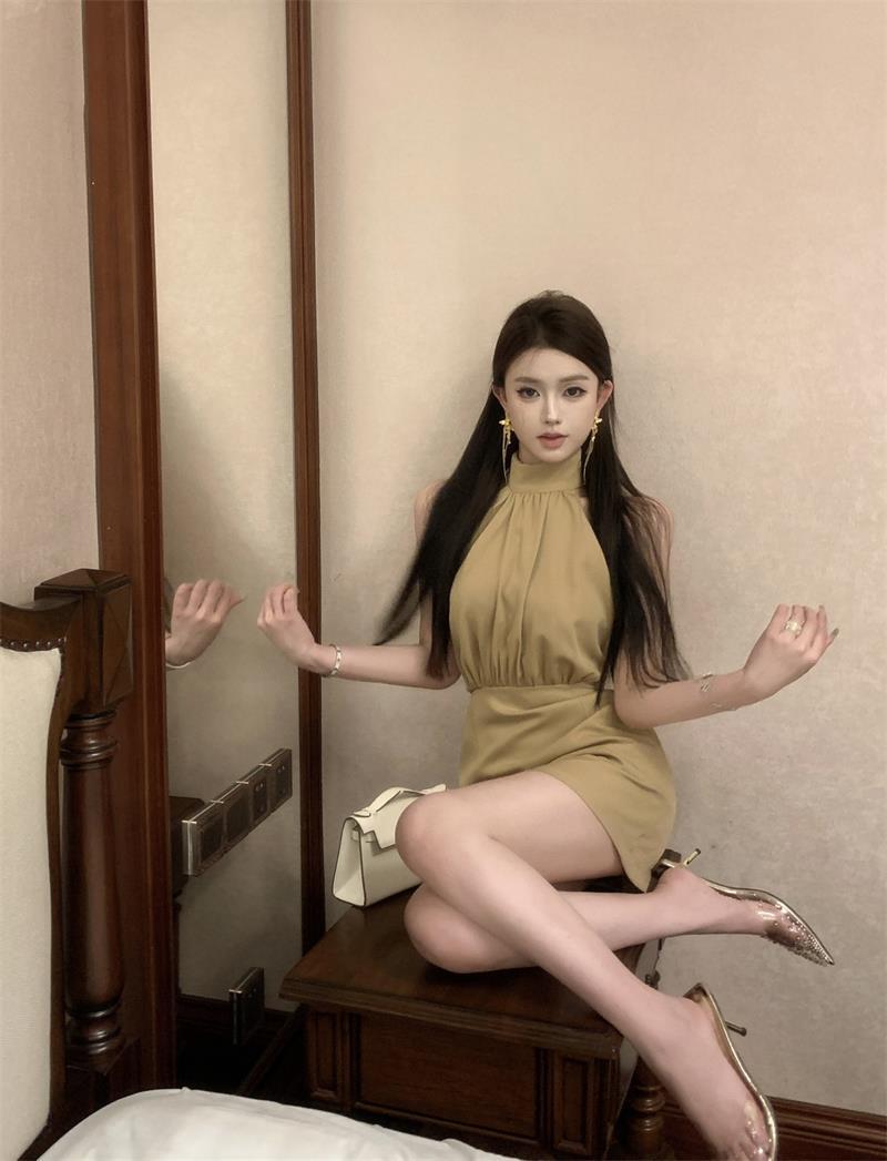【dress】ホルターネックワンピース G21252