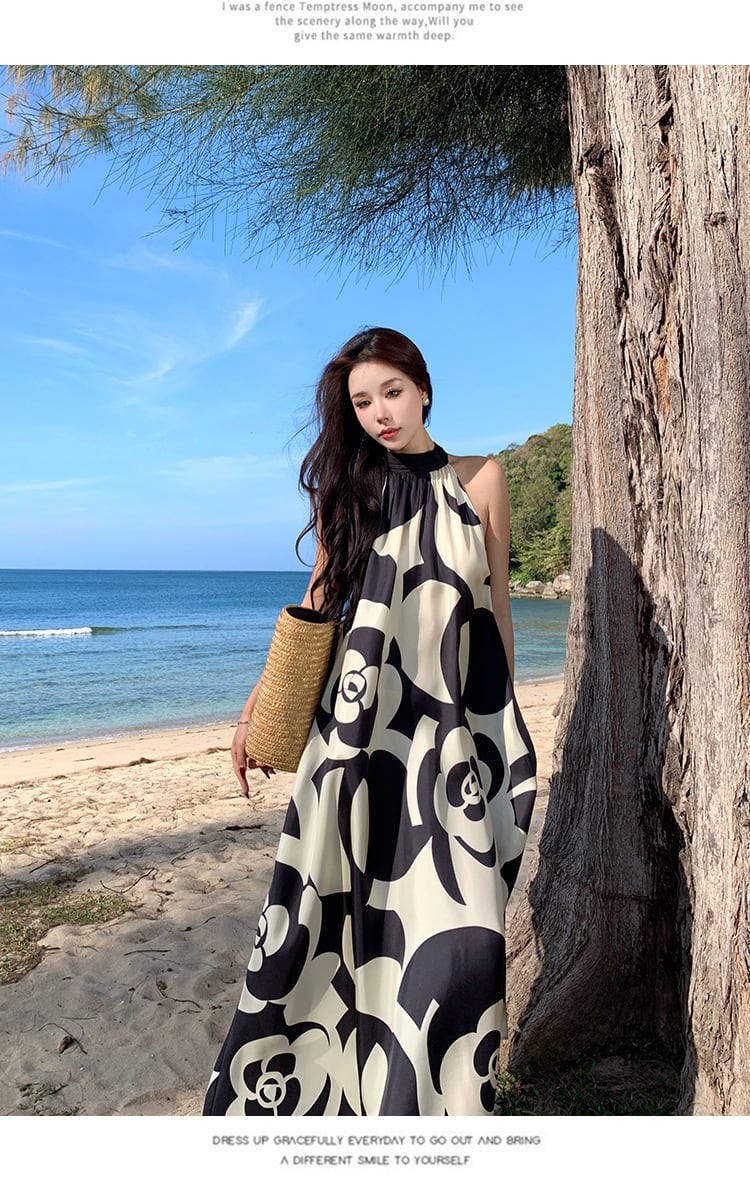 【dress】ホルターネックワンピース　M24930