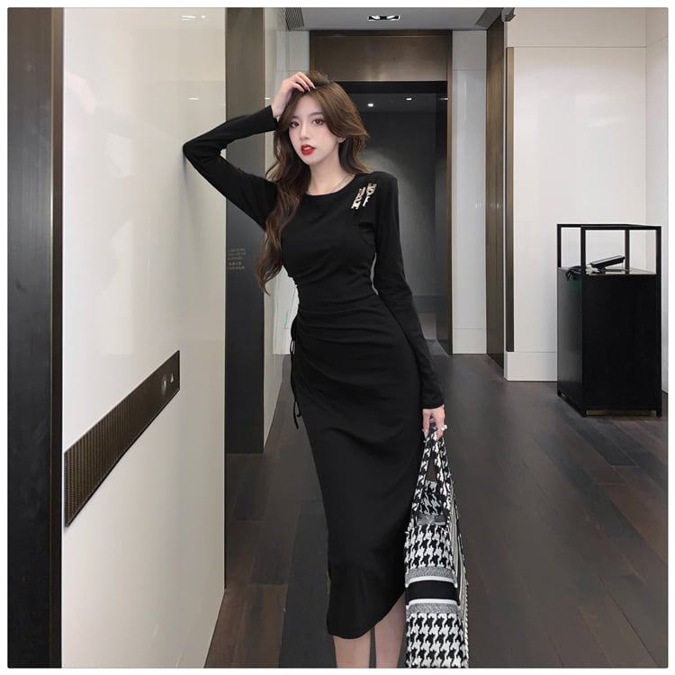 【dress】切り替えワンピース　M25348