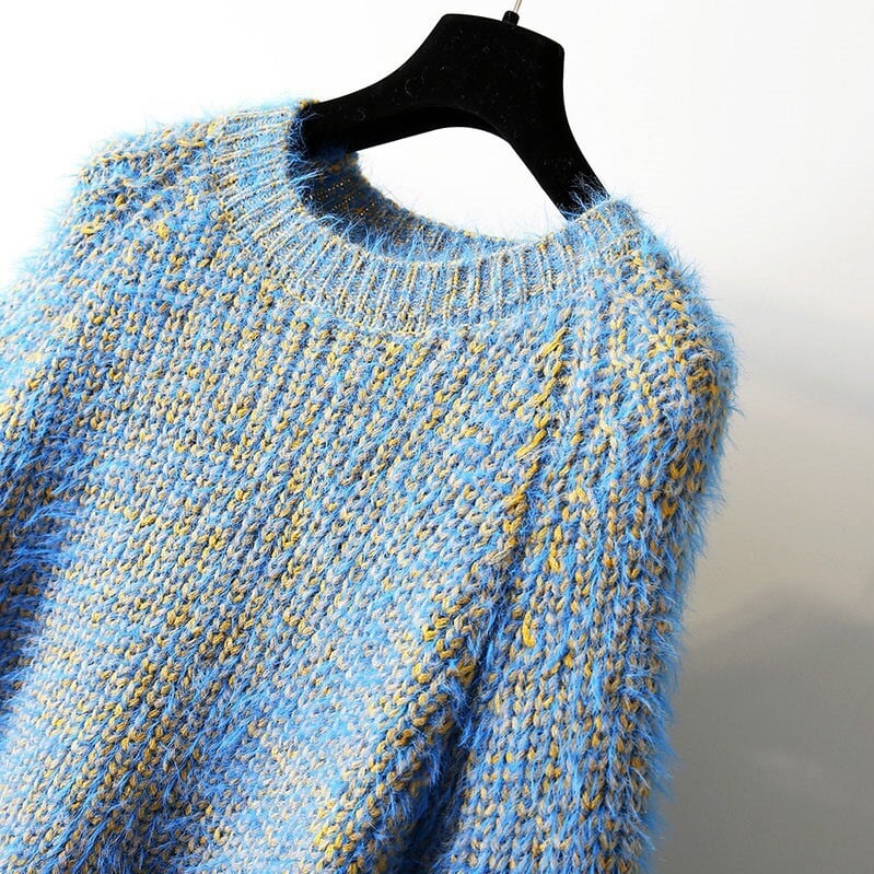 【tops】クルーネックニットセーター　M27844