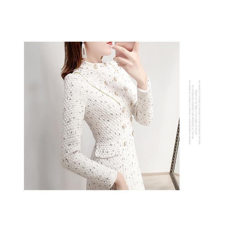 【dress】美人度アップ!気質満点シンプル秋エレガント上品な質感ワンピース G2543