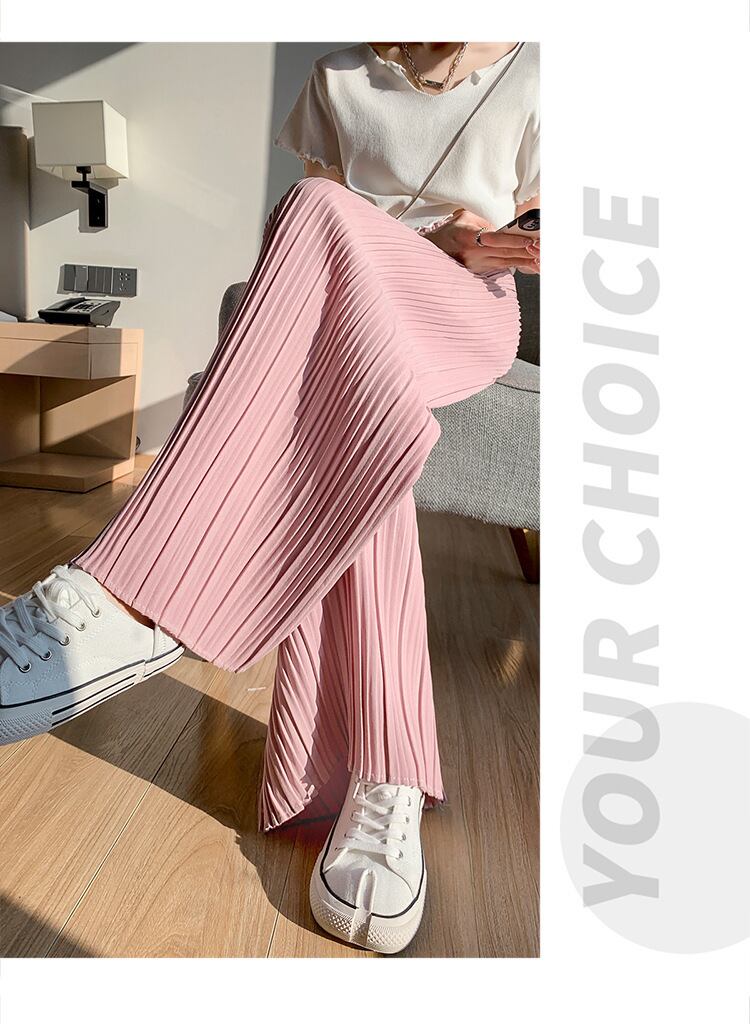 【bottoms】シフォンギャザーガウチョパンツG20984