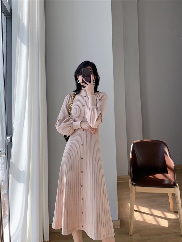 【dress】ニットワンピース　M25449