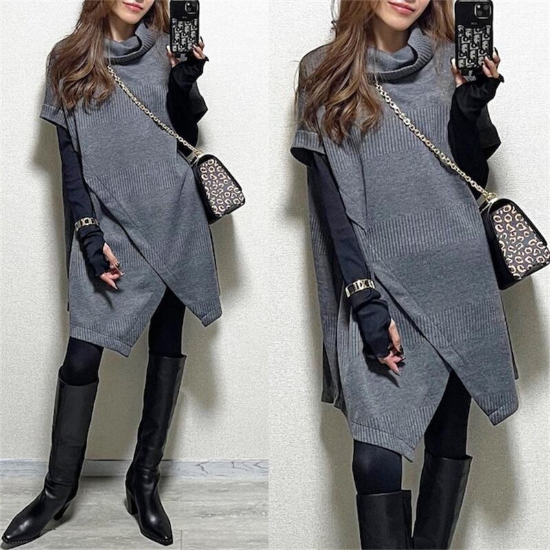 【dress】ハイネックワンピース　M18450