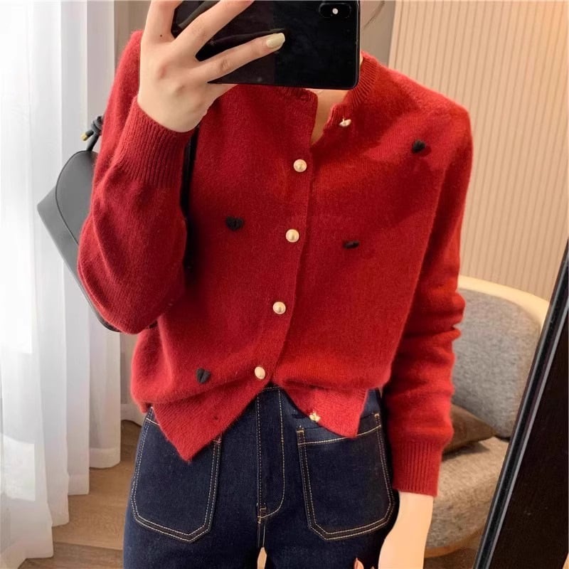 【outer】ニットカーデ　M25849