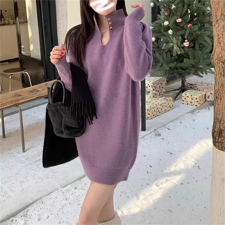【dress】ニットワンピース　M25887