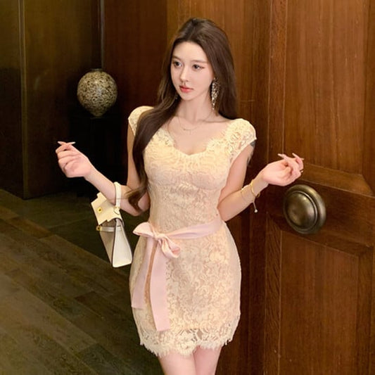 【dress】レースデートワンピース　M29628