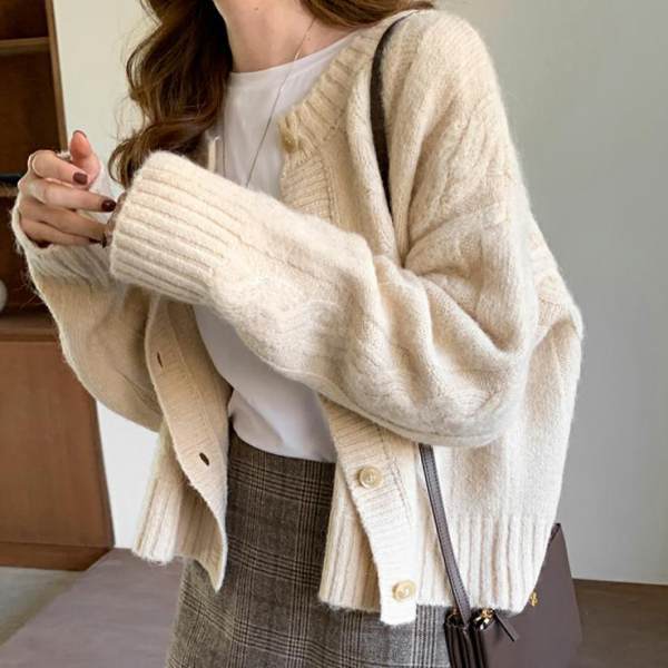 【outer】ニットカーデ　M26039
