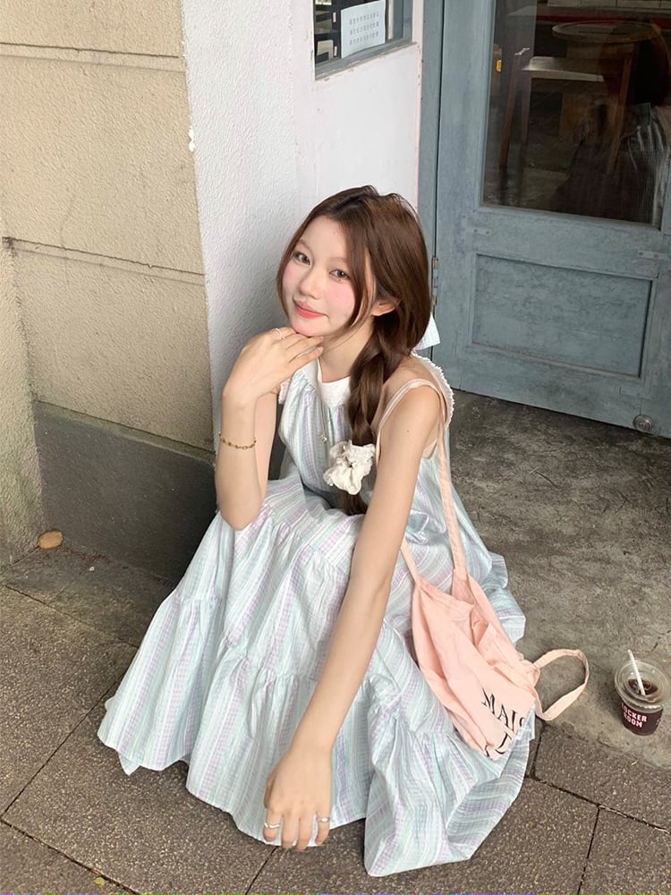 【dress】リボン付きワンピース　M24827
