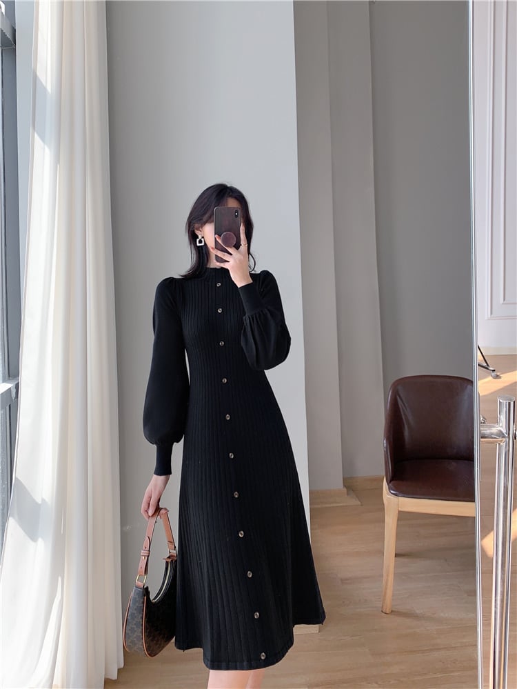【dress】ニットワンピース　M25449