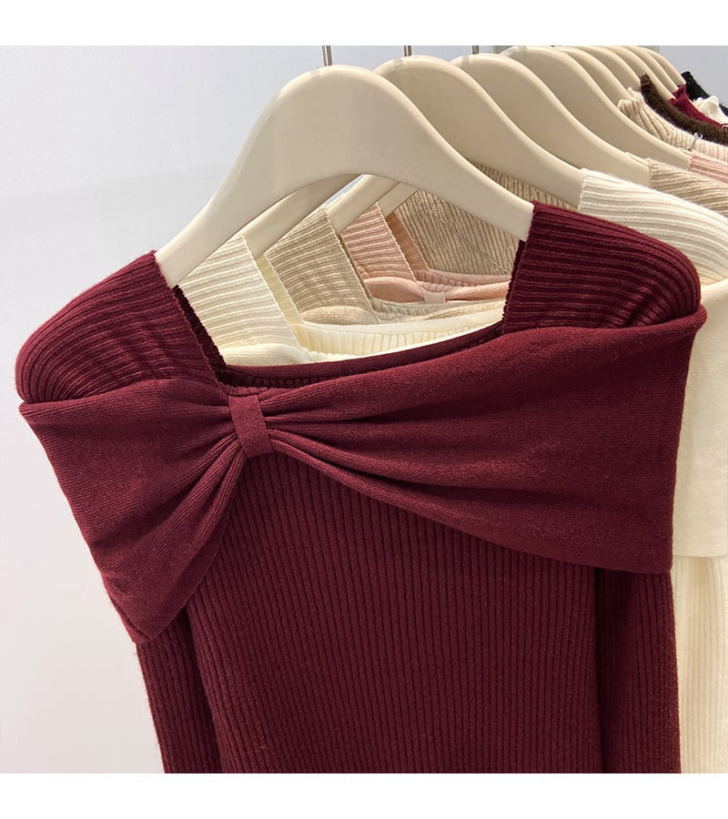 【tops】ニットトップス　M27565