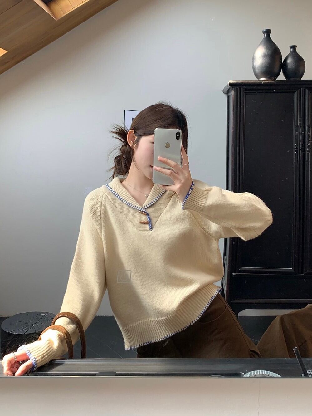 【tops】ニットセーター　M28842